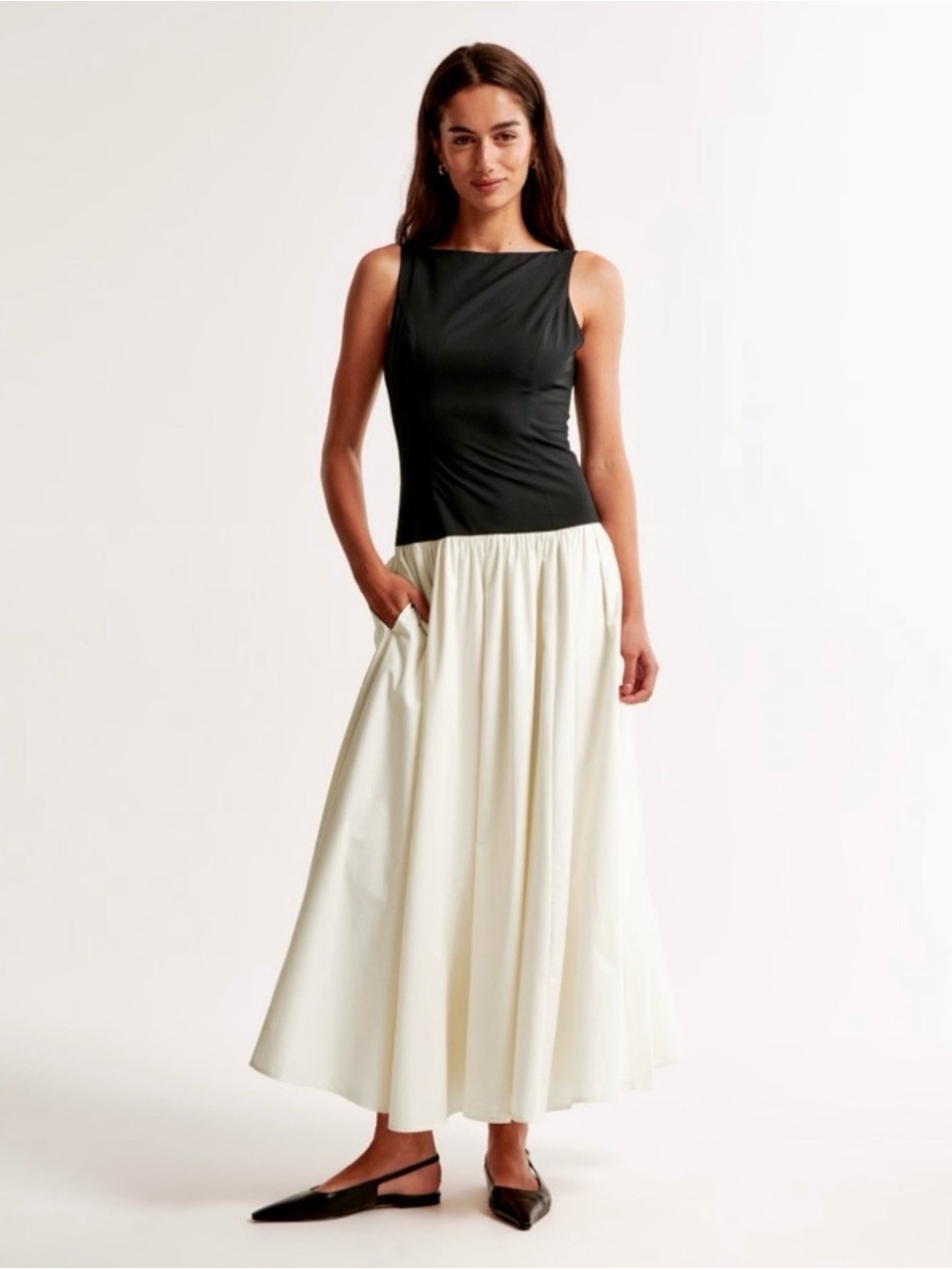 Abercrombie & Fitch Drop Waist Dress